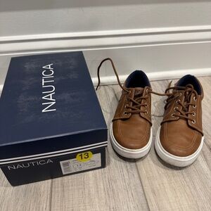 Boys Nautica Brown Dress shoes